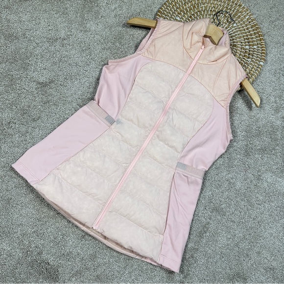 Lululemon Women’s Goose Down Feathers for It All Vest Full Zip in Pink Mist 6 - Picture 2 of 16